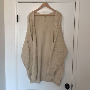 Free people oversized cardigan